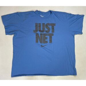 Nike Blue "Just Net" Short Sleeve Tee